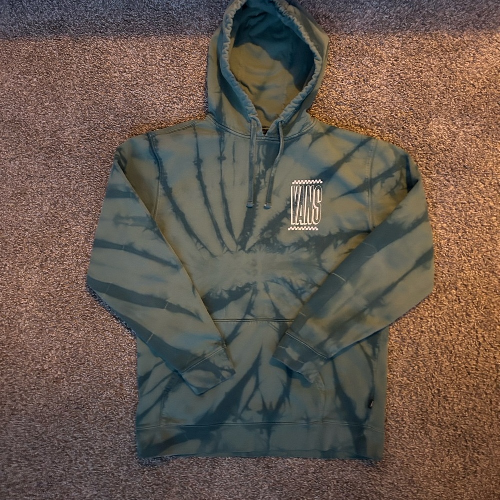 Vans Green Tie-Dye Hoodie